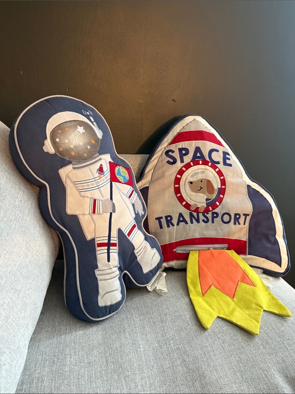 Space Astronaut & Rocket kid Pillows
